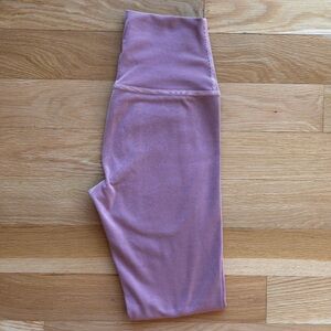 Beyond Heather Rib High Waisted Midi Legging